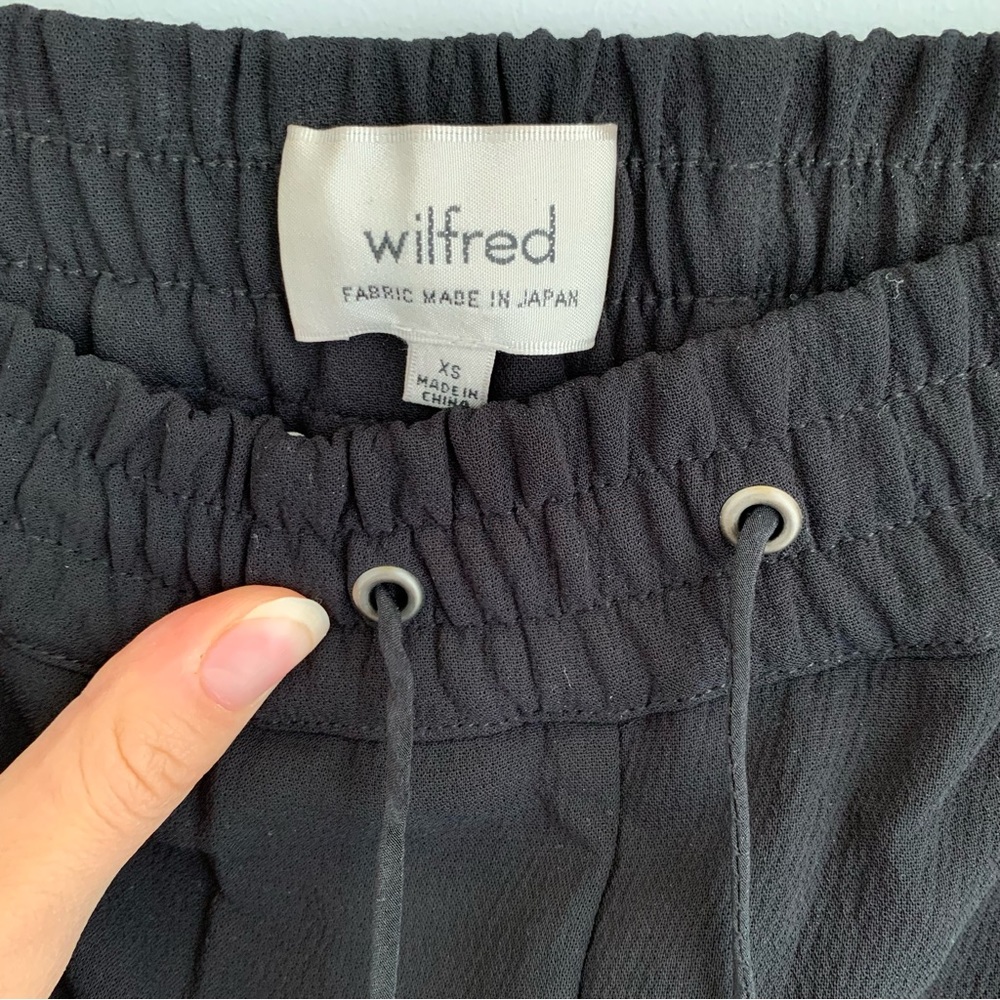 Wilfred crepe black jogger work pants - Picture 5 of 5